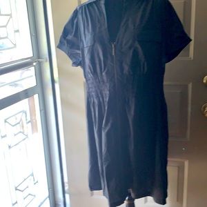 Casual zip front dress